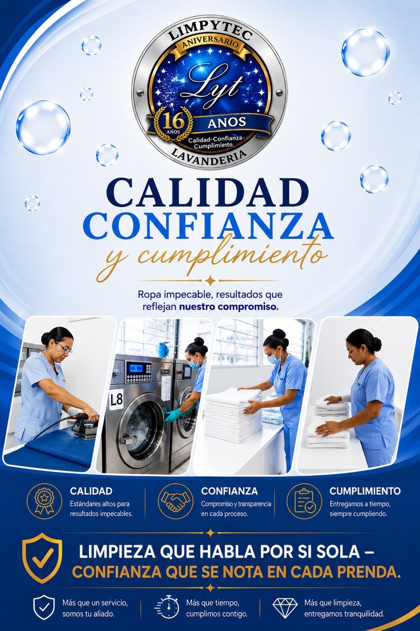 Operarias de lavanderia industrial LIMPYTEC